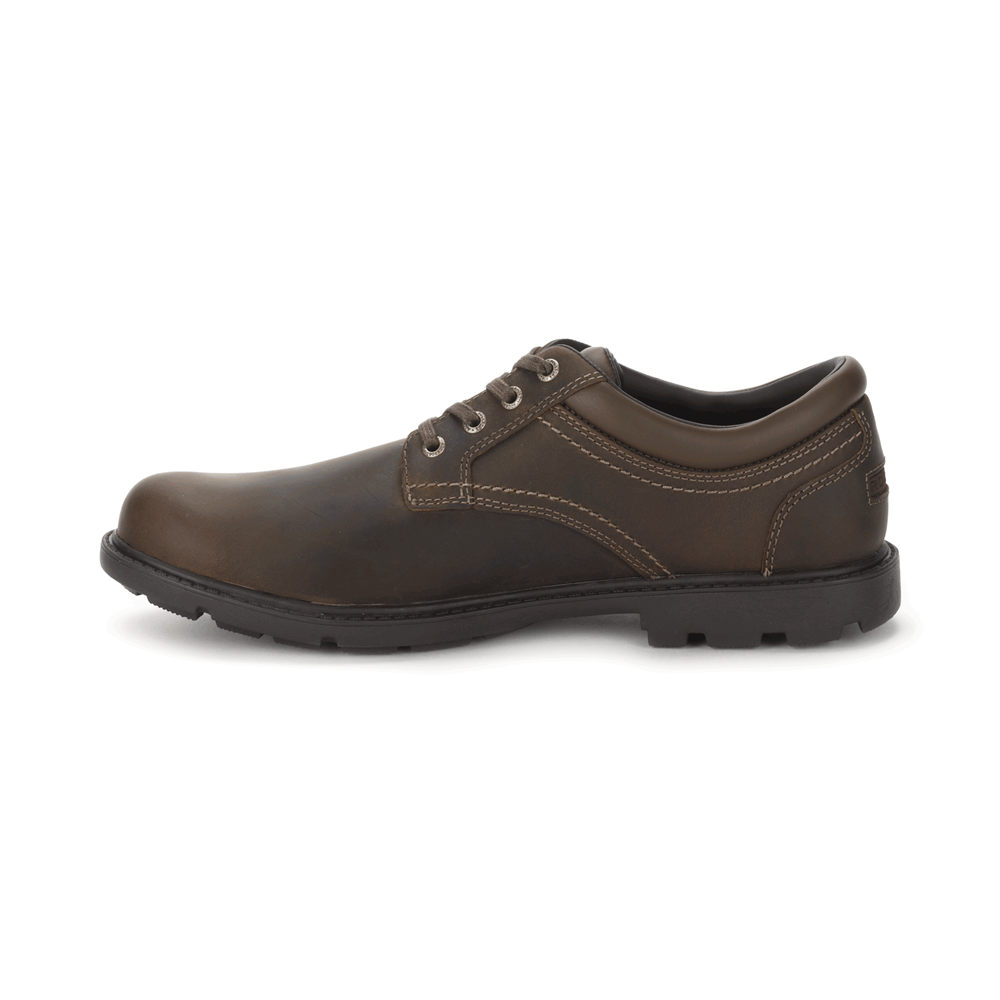 Rockport Singapore Mens Oxfords - Storm Surge Plain Toe Brown - AP8206759